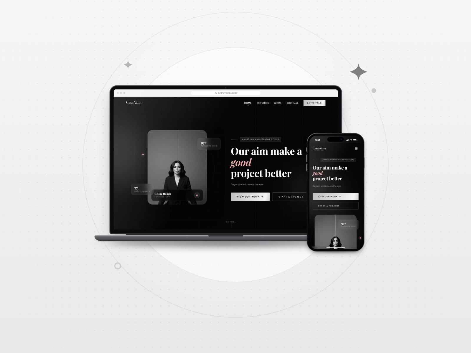 Celina Visions — Creative Studio Website